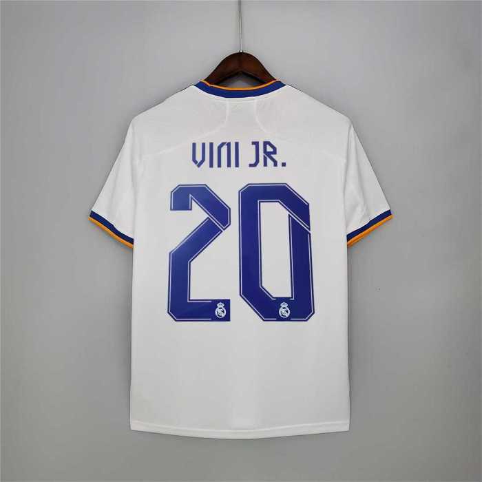 Retro Jersey 2021-2022 Real Madrid VINI JR. 20 Home Soccer Jersey