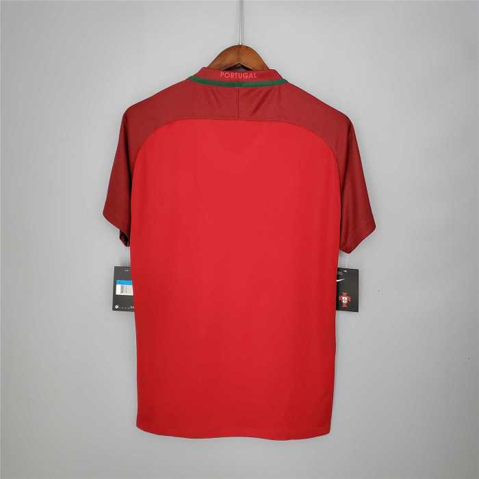 Retro Jersey 2016 Portugal Home Vintage Soccer Jersey