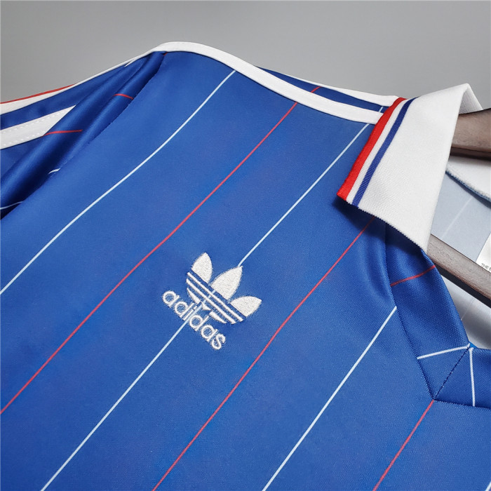Retro Jersey 1982 France Home Soccer Jersey Vintage Football Shirt