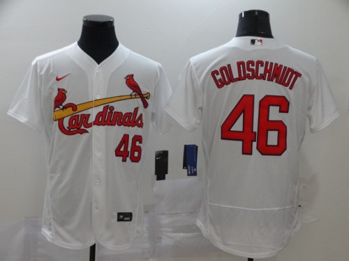 St. Louis Cardinals 46 GOLDSCHMIDT White 2020 Flexbase Jersey