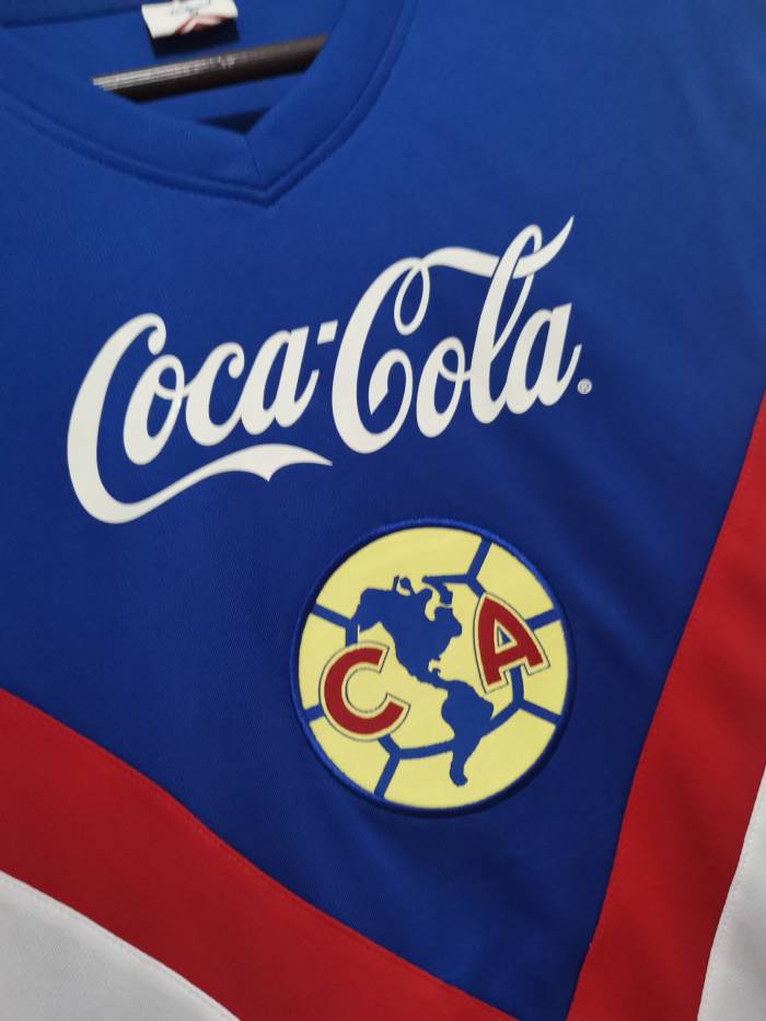 Retro Jersey 1988-1989 Club America Away White Soccer Jersey