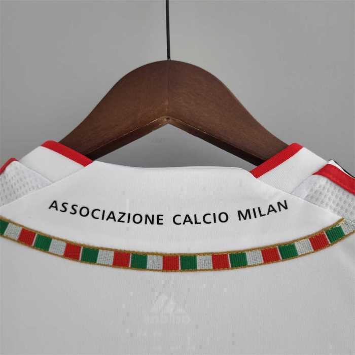 Retro Jersey 2011-2012 AC Milan Away White Soccer Jersey Vintage Football Shirt