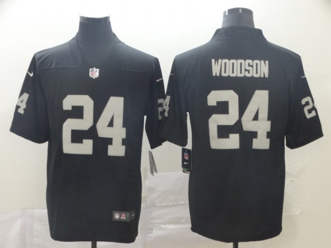 Oakland Raiders 24 Charles Woodson Black Vapor Untouchable Limited Jersey