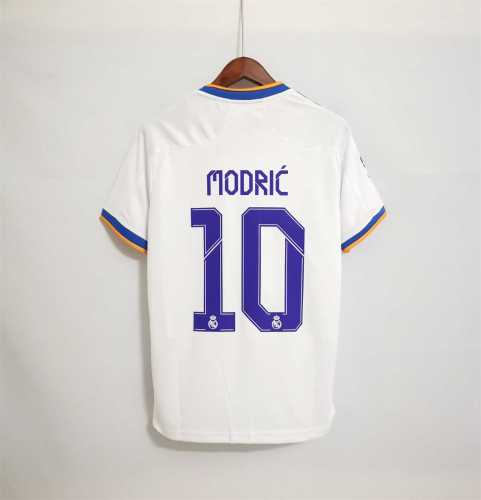 Retro Jersey 2021-2022 Real Madrid MODRIC 10 Home Soccer Jersey