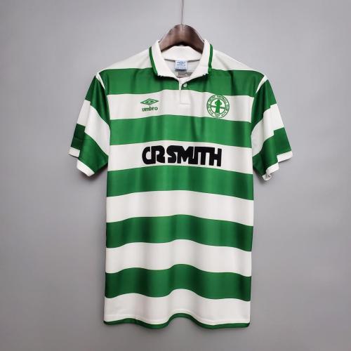 Retro Jersey 1987-1989 Celtic Home Soccer Jersey Vintage Football Shirt