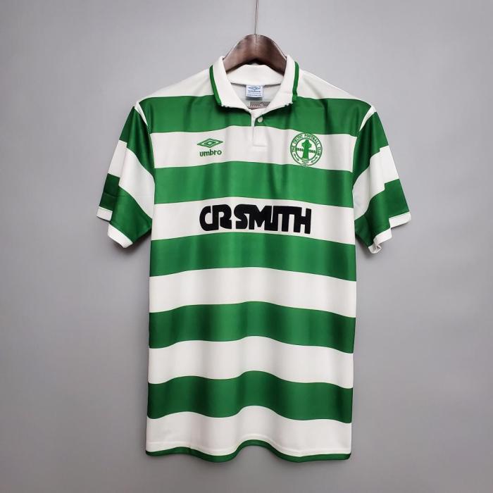 Retro Jersey 1987-1989 Celtic Home Soccer Jersey Vintage Football Shirt
