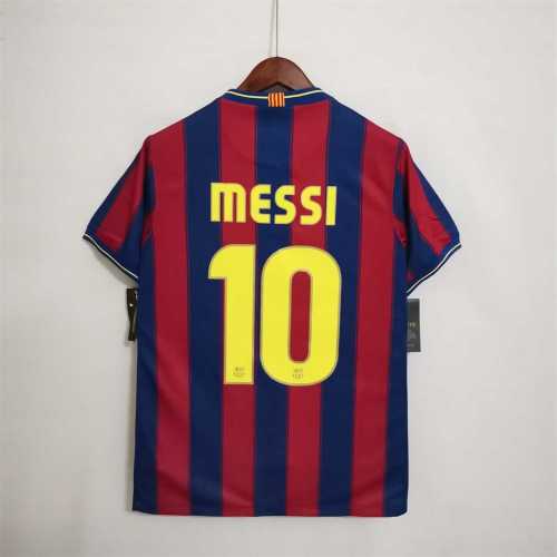 Retro Jersey 2009-2010 Barcelona MESSI 10 Home Soccer Jersey
