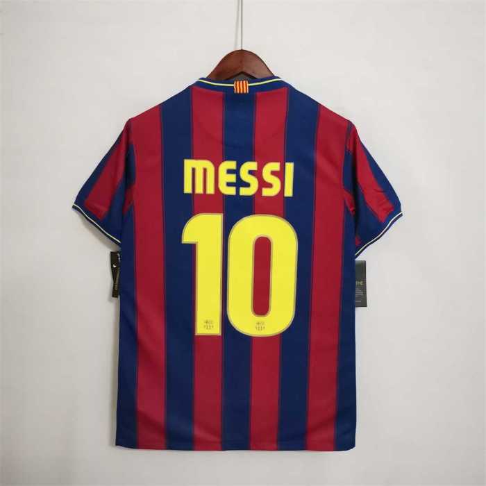 Retro Jersey 2009-2010 Barcelona MESSI 10 Home Soccer Jersey