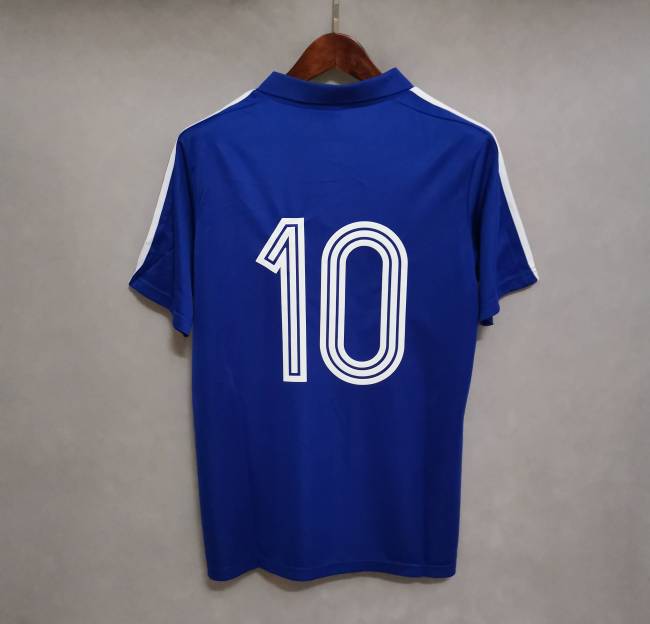 Retro Jersey 1984 France 10 Champions Version Home Soccer Jersey Vintage Football Shirt