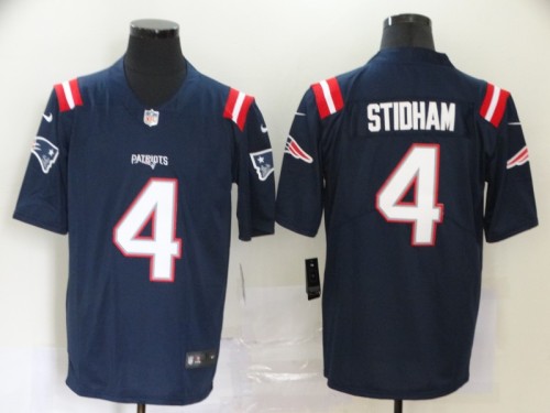 New England Patriots 4 Jarrett Stidham Navy 2020 New Vapor Untouchable Limited Jersey