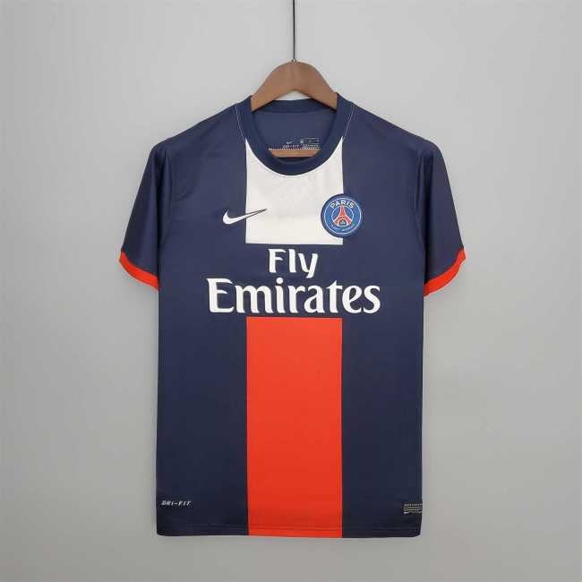 Retro Jersey 2013-2014 PSG Home Soccer Jersey Vintage Paris Football Shirt