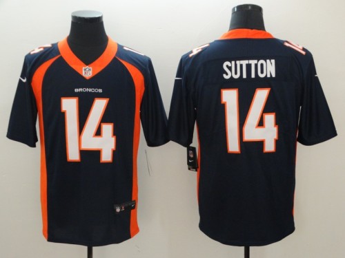 Denver Broncos 14 SUTTON Black NFL Jersey