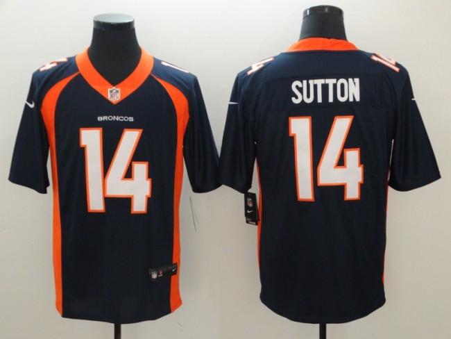 Denver Broncos 14 SUTTON Black NFL Jersey