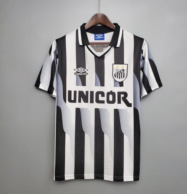 Retro Jersey 1998 Santos Away Soccer Jersey Vintage Football Shirt