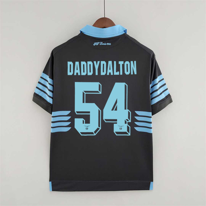 Retro Jersey 2015-2016 Lazio 9 TWIGGY 13 HUGSIE 35 CORKERY 1 KEEP 5 GATT 54 DADDYDATON Lazio Away Jersey
