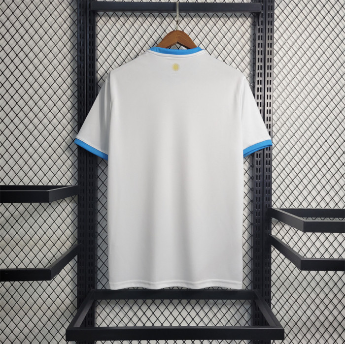 Fans Version 2023 Argentina White Champions Version Soccer Jersey