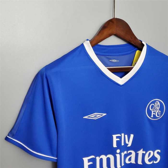Retro Jersey 2003-2005 Chelsea KENNY 10 Home Soccer Jersey Vintage Football Shirt