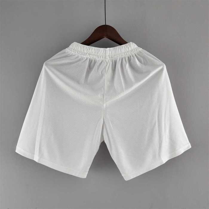 2022 Italy White Soccer Shorts