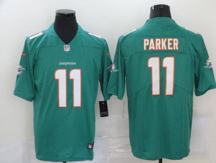 Dolphins 11 DeVante Parker Aque Vapor Untouchable Limited Jersey