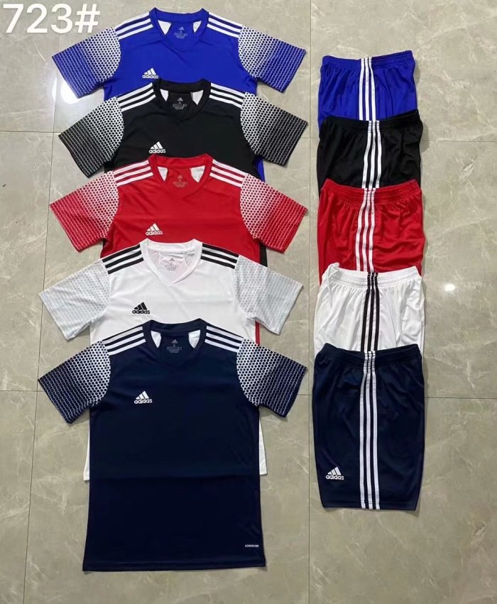 ALK-723 AD Soccer Training Jersey Shorts DIY Blank Uniform