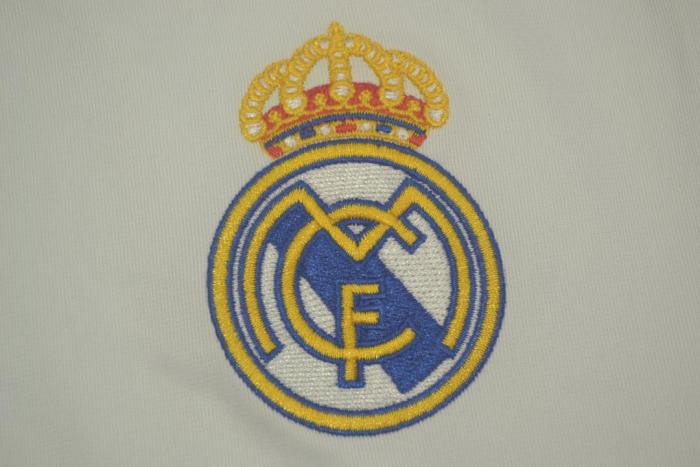 with LFP Patch Retro Jersey 2007-2008 Real Madrid Home Soccer Jersey