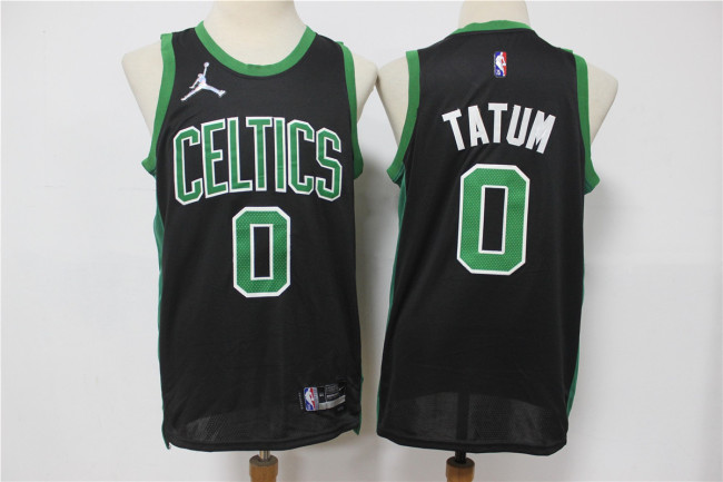 Boston Celtics 0 TATUM Black NBA Jersey