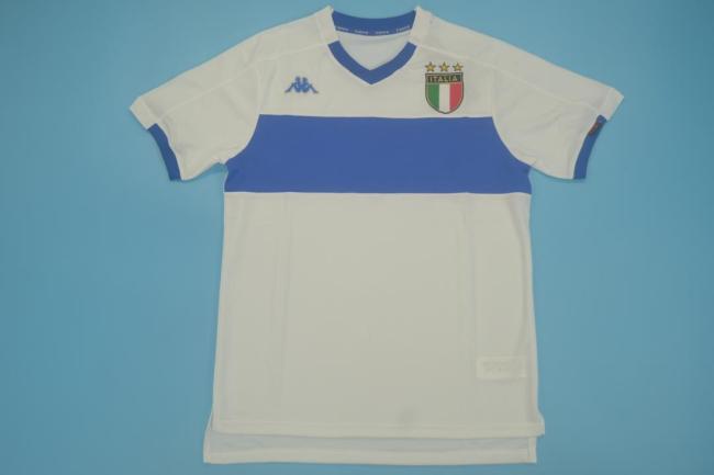 Retro Jersey 1998-2000 Italy Away White Soccer Jersey Vintage Football Shirt
