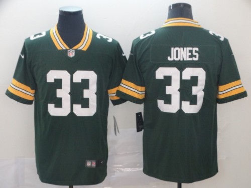 Green Bay Packers 33 Aaron Jones Green Vapor Untouchable Limited Jersey