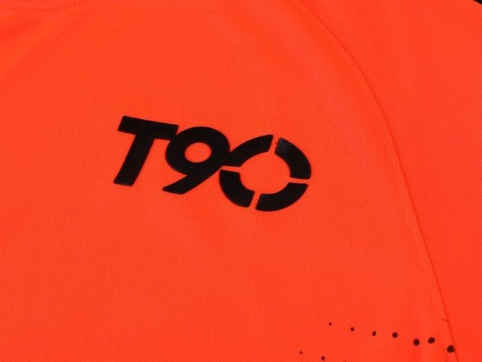#903 Orange Soccer Training Uniform Blank Jersey and Shorts