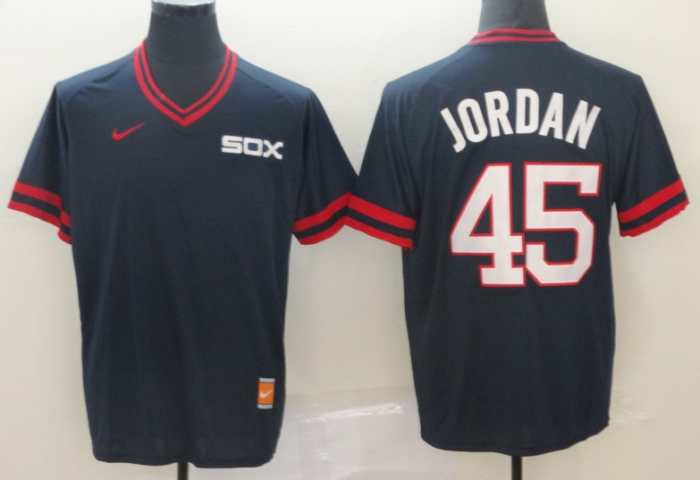 2019 Chicago White Sox# 45 JORDAN BlackMLB Jersey