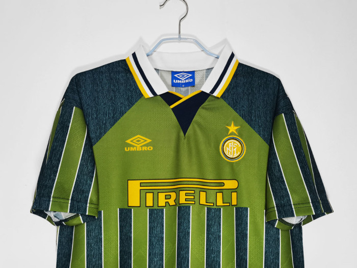 Retro Jersey 1995-1996 Inter Milan Away Soccer Jersey Vintage Football Shirt