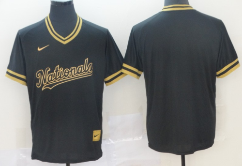 2019 Washington Nationals ANY NAME Black MLS Jersey