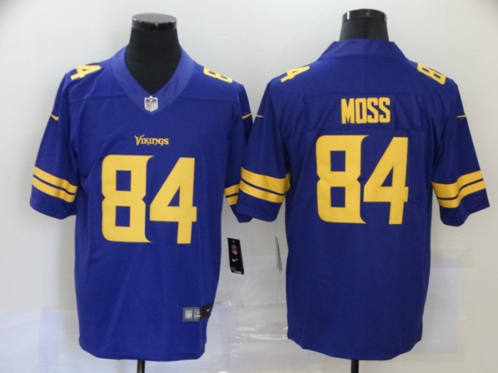 Minnesota Vikings 84 MOSS Purple NFL Jersey