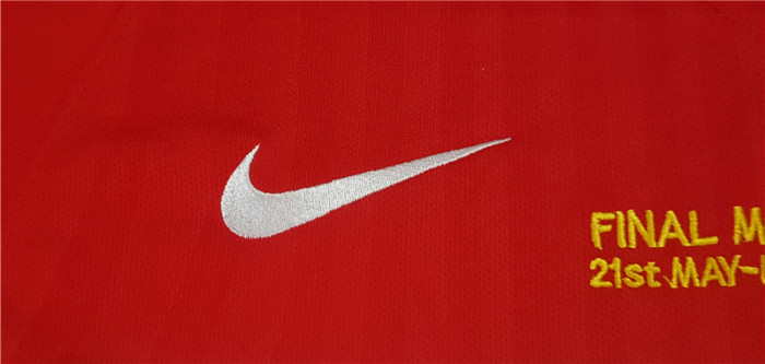 with Front Lettering Retro Jersey 2007-2008 Long Sleeve Manchester United Home Soccer Jersey