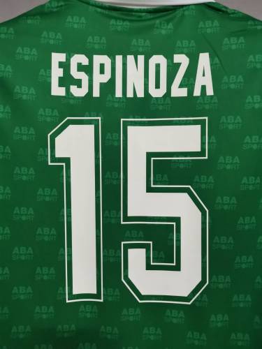 Retro Jersey 1995 Mexico Home Green ESPINOZA 15 Soccer Jersey