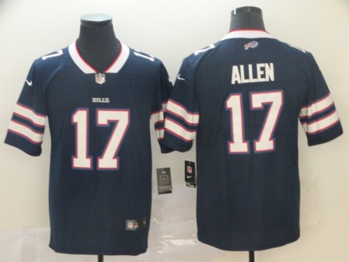 Buffalo Bills 17 Josh Allen Navy Inverted Legend Limited Jersey