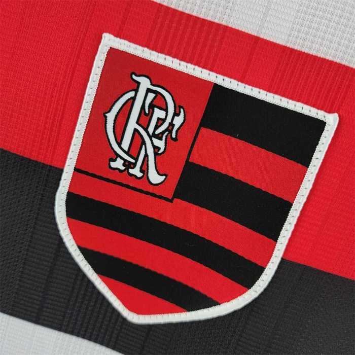 Retro Jersey 1995-1996 Flamengo Away White Soccer Jersey Vintage Football Shirt