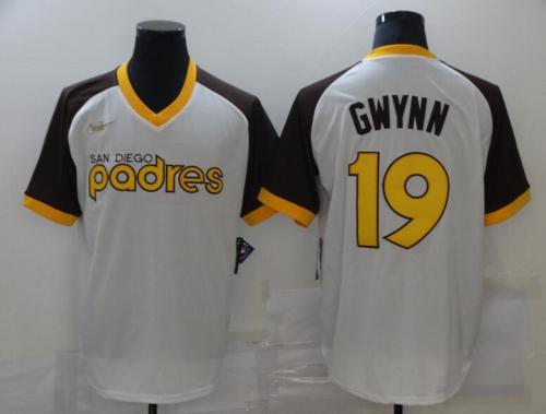 San Diego Padres 19 GWYNN Retro Grey NFL Jersey