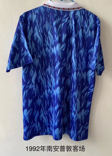 Retro Jersey 1992 Southampton Away Blue Soccer Jersey Vintage Football Shirt