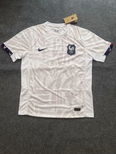 Fan Version 2023 France Away White Soccer Jersey