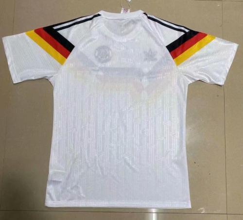 Retro Jersey 1990 Germany Home White Soccer Jersey Vintage Football Shirt
