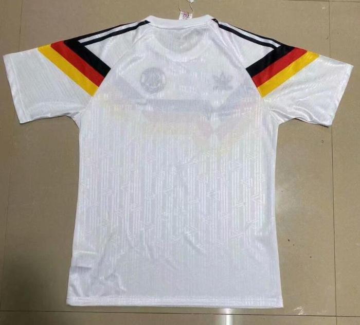 Retro Jersey 1990 Germany Home White Soccer Jersey Vintage Football Shirt