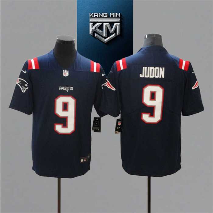 2021 Patriots 8 JUDON DARK BULE NFL Jersey S-XXL WHITE Font