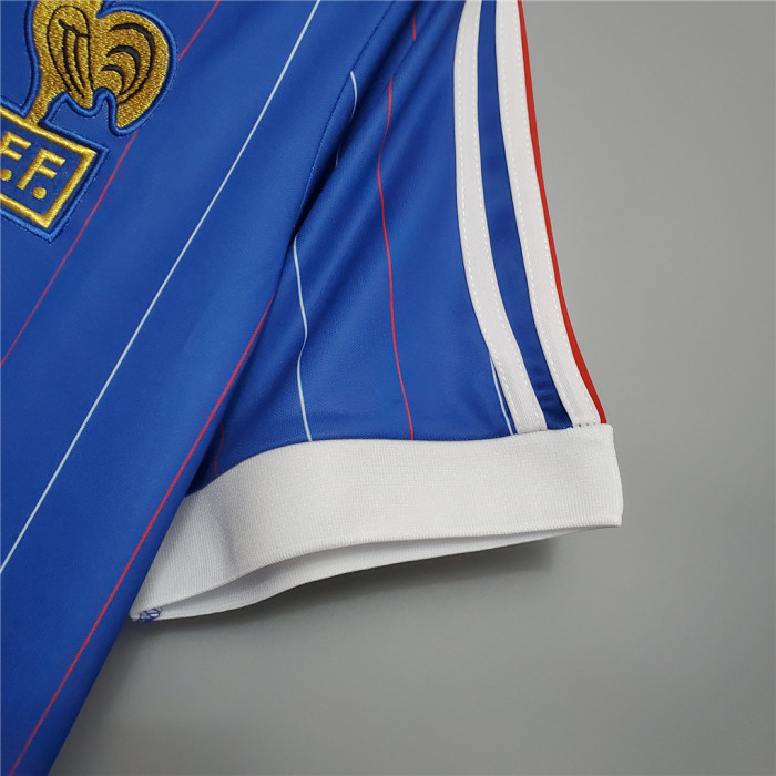 Retro Jersey 1982 France Home Soccer Jersey Vintage Football Shirt