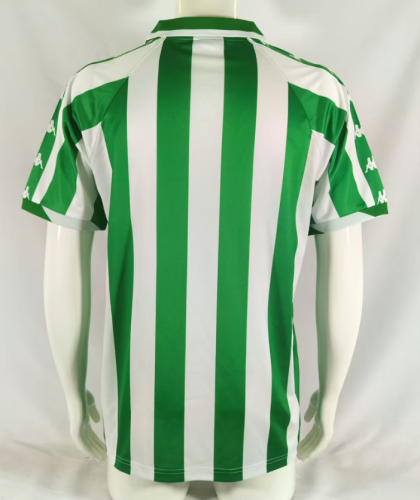 Retro Jersey 2000-2001 Real Betis Home Vintage Soccer Jersey Vintage Football Shirt