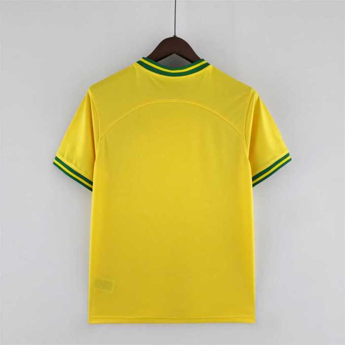 Fans Version 2022 Brazil Concept Version Yellow Soccer Jersey