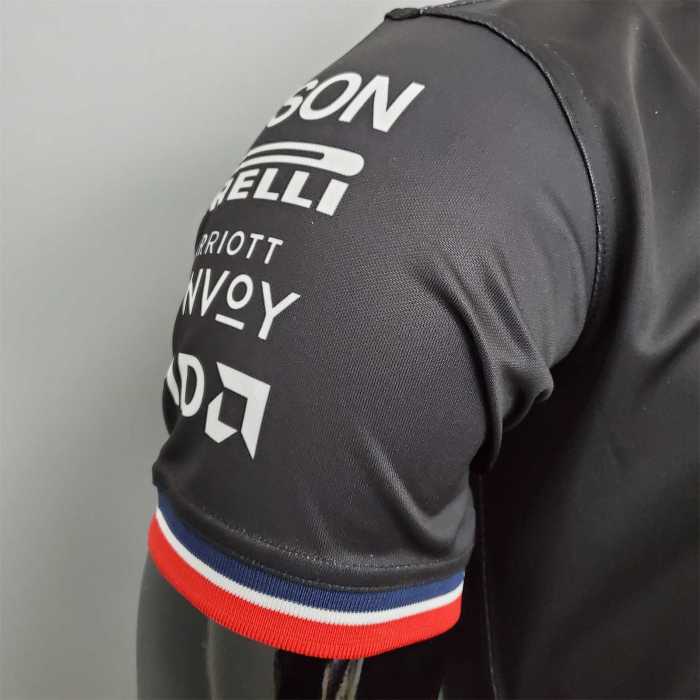 F1 Formula One racing suit; Mercedes black Racing Jersey