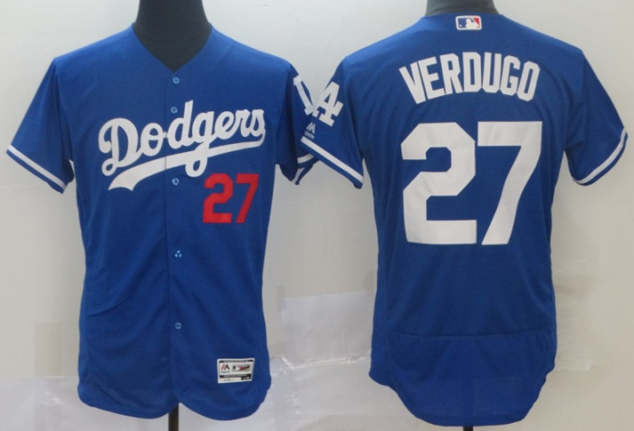 2019 Los Angeles Dodgers# 27 VERDUGO BlackMLB Jersey