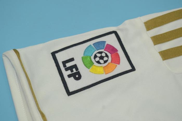 with LFP Patch Retro Jersey 2011-2012 Real Madrid Home Soccer Jersey Vintage Football Shirt