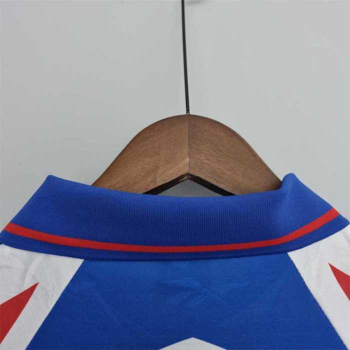 Retro Jersey 1998 Club Deportivo Universidad Cat&oacute;lica Away Red/Blue Socccer Jersey